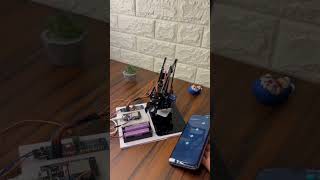 Robotic Arm with Your Phone using ESP32+ Blynk App#RoboticArm #ESP32 #BlynkApp#DIYRobotics