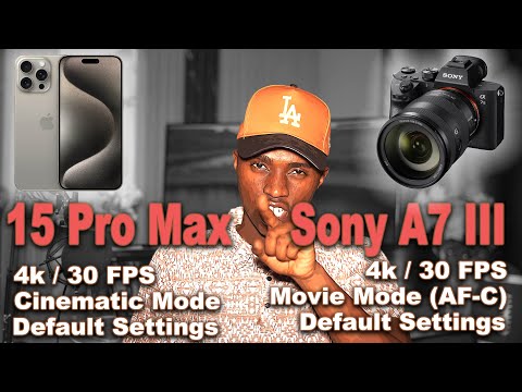 iPhone 15 Pro Max vs Sony A7 III Camera / You will be surprised 😱