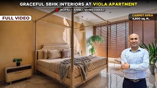 Graceful 5BHK Interiors at Viola Apartment | Prashant Parmar Architect | #interiordesign #apartment
