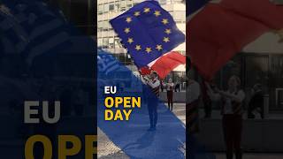 Flag show at EU Open Day