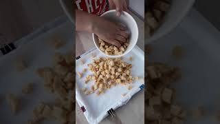 Croutons de broa de milho