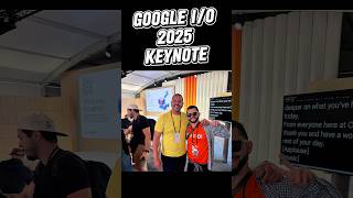 My first Google I/O straight from Silicon Valley #googleio #io2025 #google