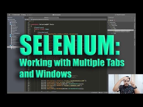 Selenium   Working with Multiple Tabs and Windows