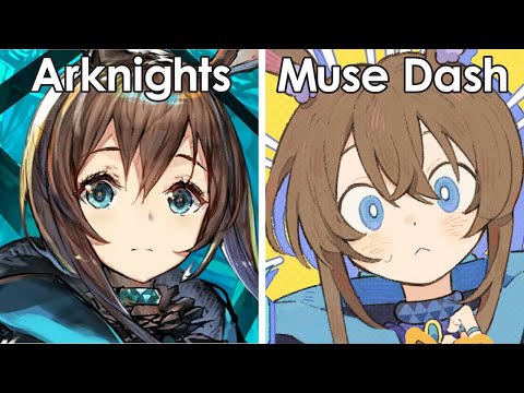 ブラックロドスはなかった。アークナイツ×Muse Dashコラボ アーミヤボイス比較/Arknights vs Muse Dash - Amiya Voice Comparison