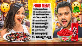 Eating 4th vs 10th Food Item on Menu CHALLENGE