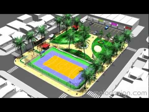 Maquete 3D de projeto para Candidato Político