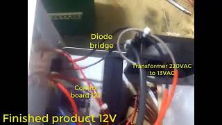 Auto Cut Off Battery Charger  24V   How to make   YouTube 360p