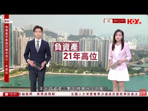 #有線新聞 七點新聞報道｜本港負資產宗數重上逾4萬宗 逾21年高位 仲量聯行香港主席：上升至接近8萬宗絕對不出奇｜審計報告逾2.6萬份強制驗窗通知未獲遵從｜HOY TV NEWS｜ 20250430