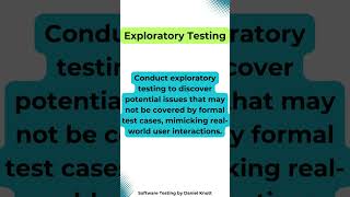 Exploratory Testing #softwaretesting #iot #iottesting