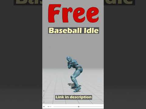 Baseball Idle. Free Mixamo animation for Daz Studio's Genesis 9