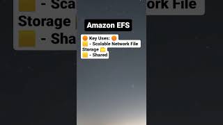 Amazon EFS #aws #efs