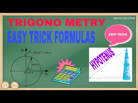 TRIGONOMETRY (PART:1)/EASY FORMULA/CLASS 10/MATHS SOLUTION/SAFVAN GHANCHI