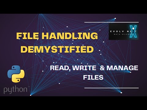 Python Basics 27 - Essential FILE HANDLING Techniques in Python