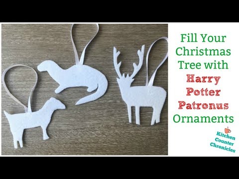 Fill Your Christmas Tree with Harry Potter Patronus Ornaments
