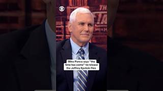 Mike Pence says "the time has come" to release the Jeffrey Epstein files #shorts