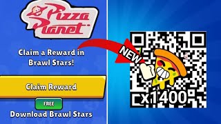 FREE! x1400 PIZZA SLICESNEW SECRET QR CODE  🎁 PIZZA PLANET QR CODES🥳 BRAWL STARS QR CODES 2025