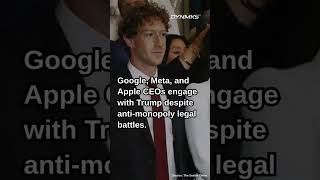 Tech giants cozied up to Trump — his administration is still suing the