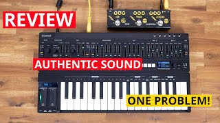 Donner L1 Review & Sound Demo - An Almost Perfect SH-101 Clone But...  & Triple Threat Analog FX