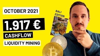 Cake Defi Review: 1.917€ Cashflow with crypto in October 2021