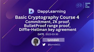 基础密码学系列课程4: 承诺、零知识证明、BulletProof范围证明、Diffie-Hellman密钥协商)-p2
