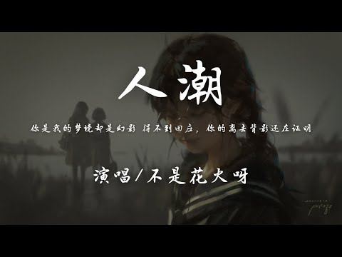 不是花火呀 - 人潮 (泉水 ขอรักคืนกลับมา 中文版)『你是我的梦境却是幻影 得不到回应。』【動態歌詞】♪