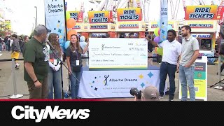 Edmonton man completes 54 hours on KDays Ferris Wheel, raises $70K for Alberta Dreams