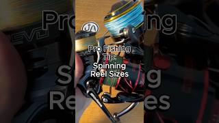 How to choose spinning reel size #fishing #fishingtips #bassfishing #fishingreel
