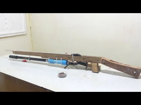 Creative DIY Project Wooden Air Gun, DIY Building