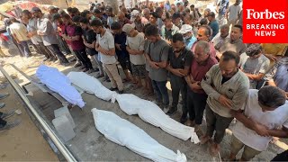 Palestinians Mourn Dead After IDF Kills Dozens In Northern Gaza Per Hamas-Run Health Ministry