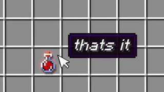 Can I Beat Minecraft ONLY using Potions?