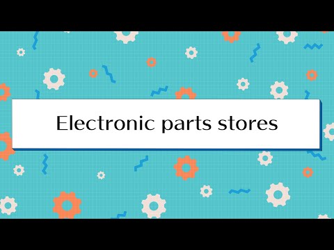 [Beginner] Electronic parts stores