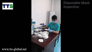 TTS disposable mask professional inspection