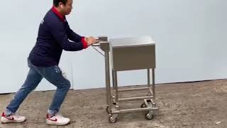 斜坡自动停止推车 | Slope Auto-Stop Cart - 安全防滑设计 | Safe & Anti-Slip Solution
