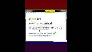 How to Write a Batch File