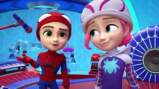 Song: Spideys Don’t Give Up 🎶 | Marvels Spidey and his Amazing Friends 🕸️ | Disney Junior Arabia