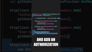 How To Use Typed HttpClients In .NET #shorts