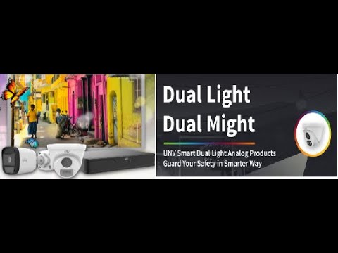 How to Control White Light in Analog #UNV Camera
