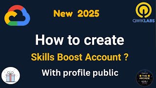 How to make your google cloud skills Boost Account with profile public ? | ( New 2025 )