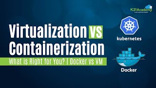 Virtualization vs Containerization: Which is Right for You? | Docker vs VM | K21 Academy