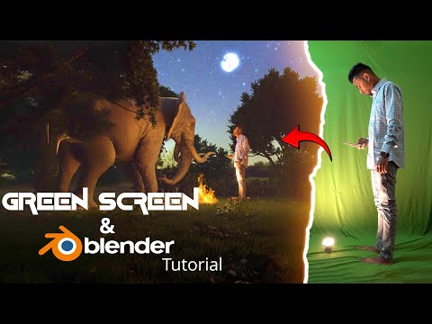 Elephant VFX Tutorial | Green Screen Tutorial | Blender VFX Tutorial