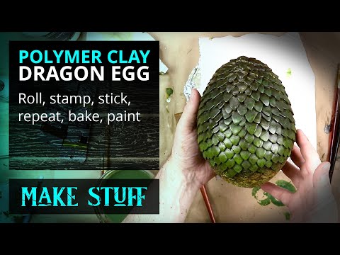 Making a Realistic Polymer Clay Dragon Egg