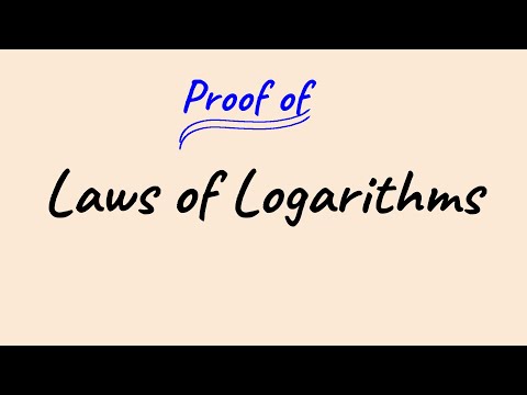 Laws of Logarithms | math city
