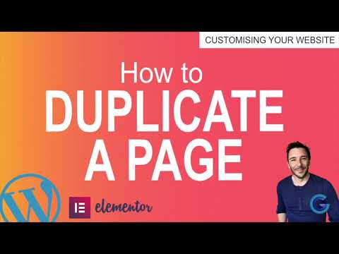 Duplicate a page in Wordpress