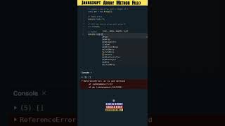 Learn JavaScript Array Method Fill Tutorial #shortsvideo #shortvideo #shorts #short #shortsfeed