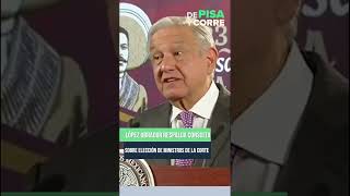 #LópezObrador respalda consulta sobre elección de ministros de la Corte | #Shorts | DPC con Nacho