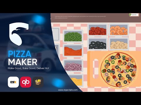 FiveM Pizza Maker Script | ESX, QBCore | INGAME