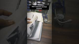 NEET ASPIRANTS AND their multiple revision #neet2024 #futuredocter #motivation #aiimsdelhi