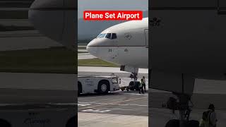 plane set airport #aviation #planespotting #shorts