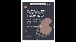 Free Instagram and LinkedIn Carousel Figma Free Template | Customize it. Boost your post engagement