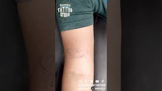 chirag nimisha name tattoo